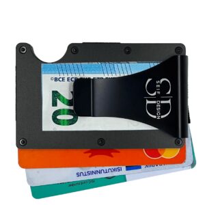 Lite – kaardihoidja RFID-blokeeringuga – must