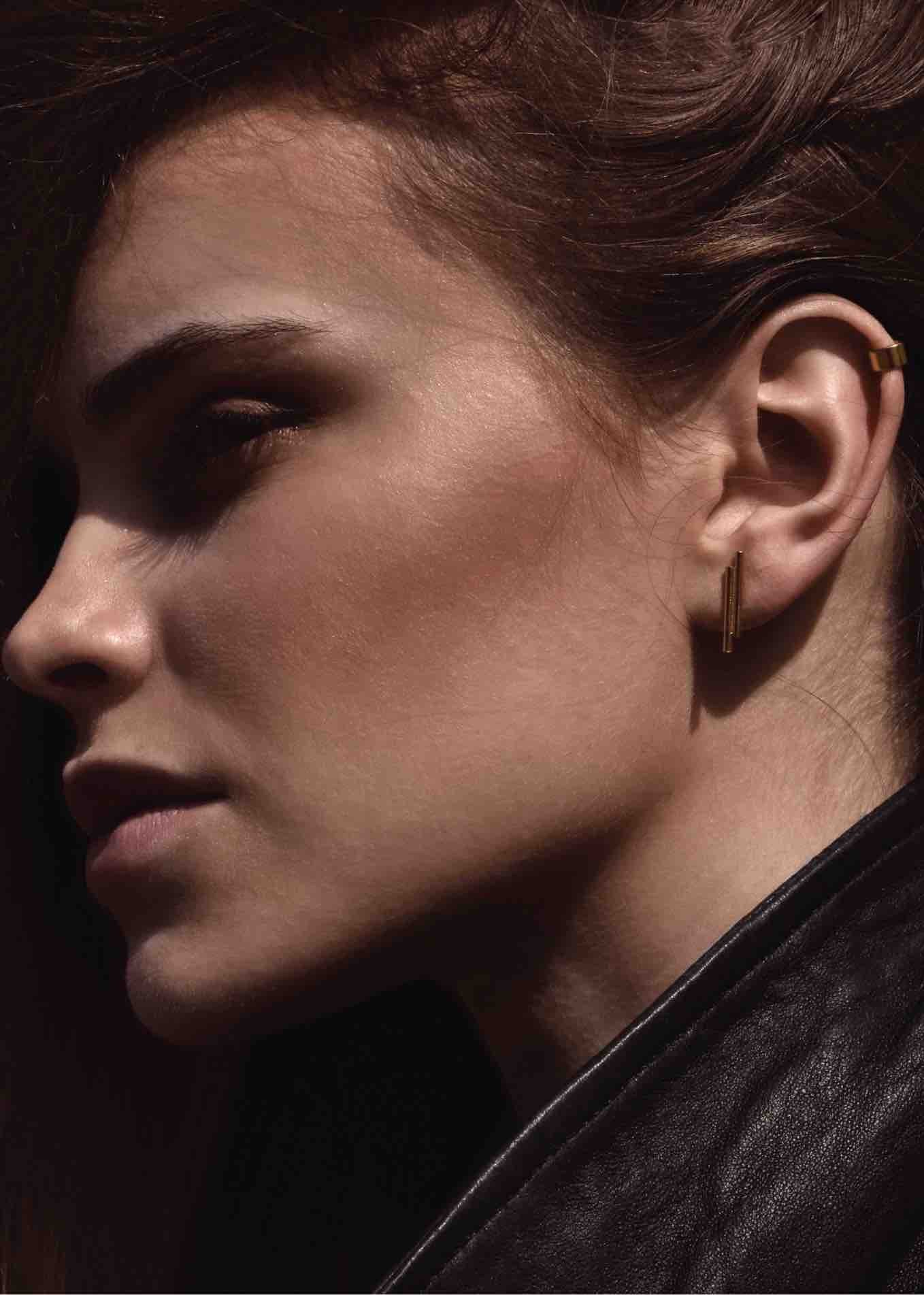 Flat Upper kõrvamansett (ear cuff) – kullatud