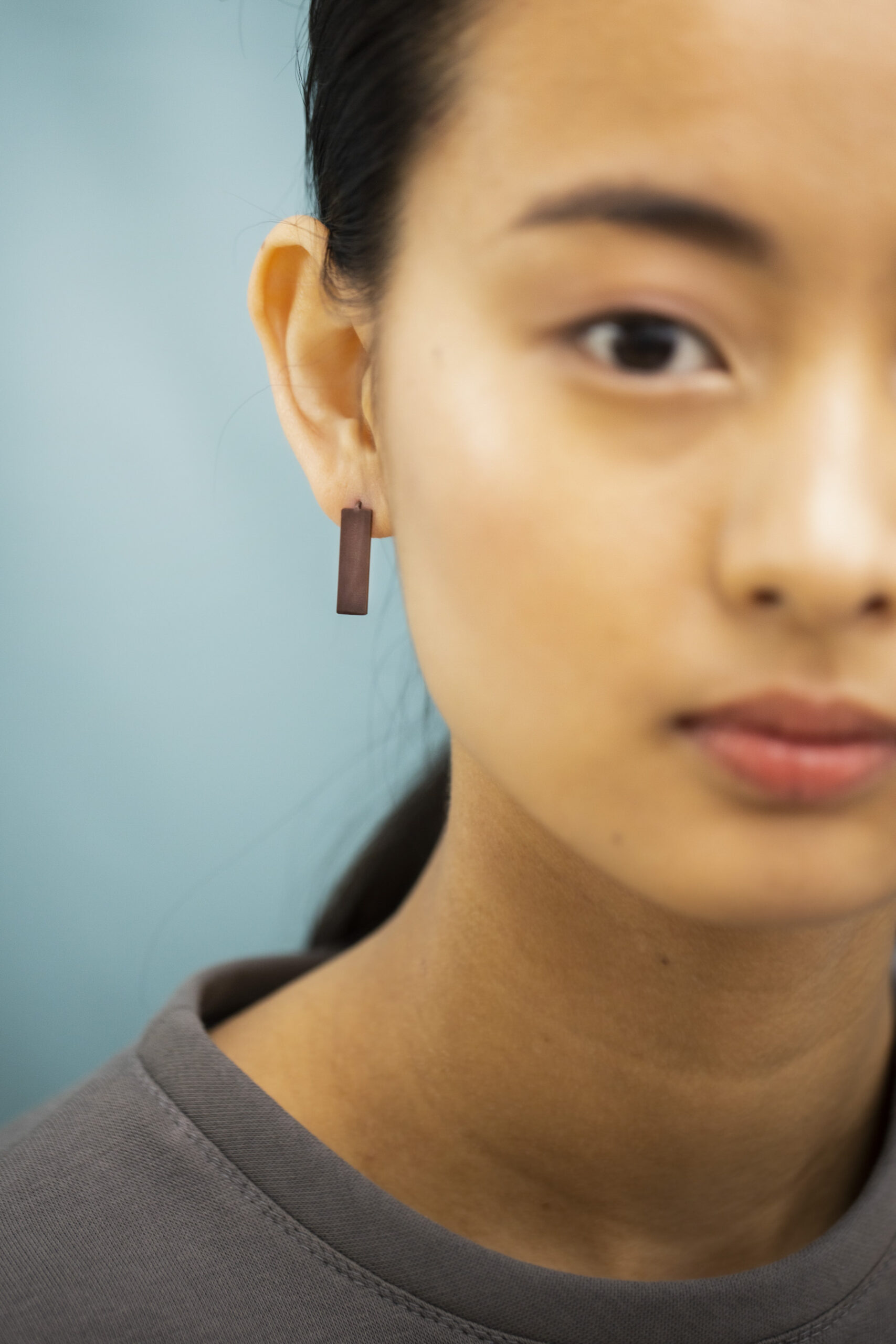 Corner kõrvarõngad – lilla - Pilt 3