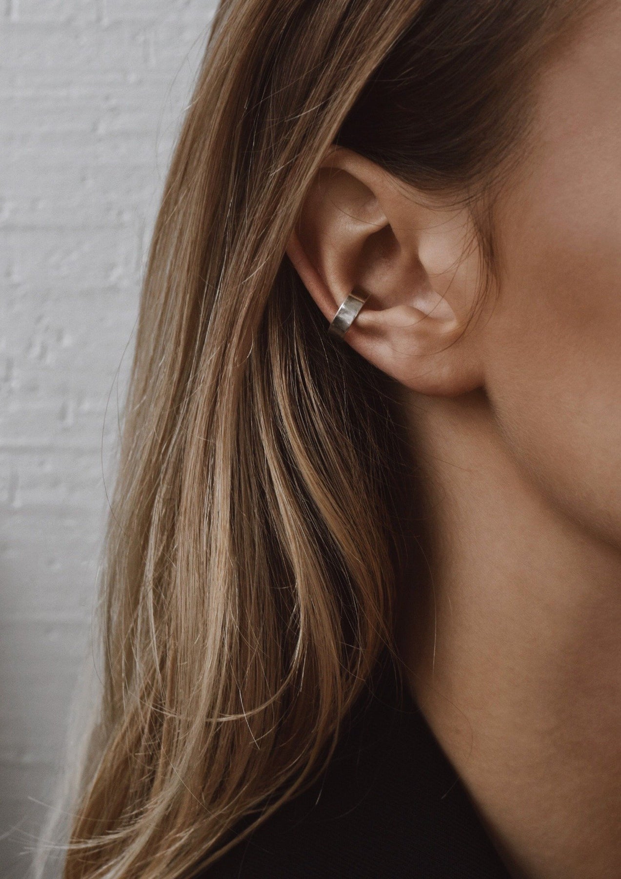 Flat kõrvamansett (ear cuff) – hõbe - Pilt 6
