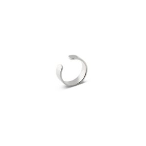Flat kõrvamansett (ear cuff) – hõbe