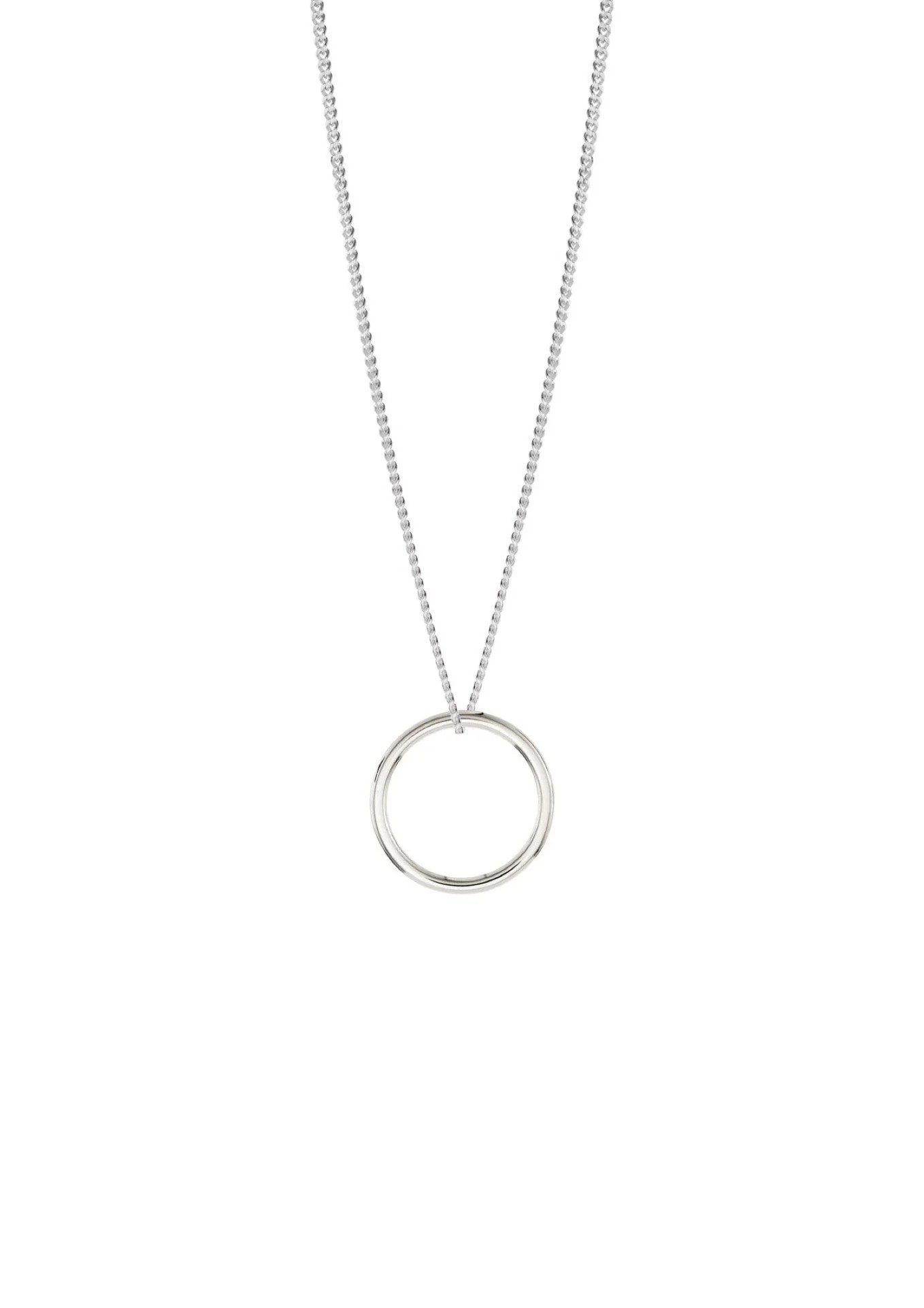 Circle kaelakee ringripatsiga – hõbe