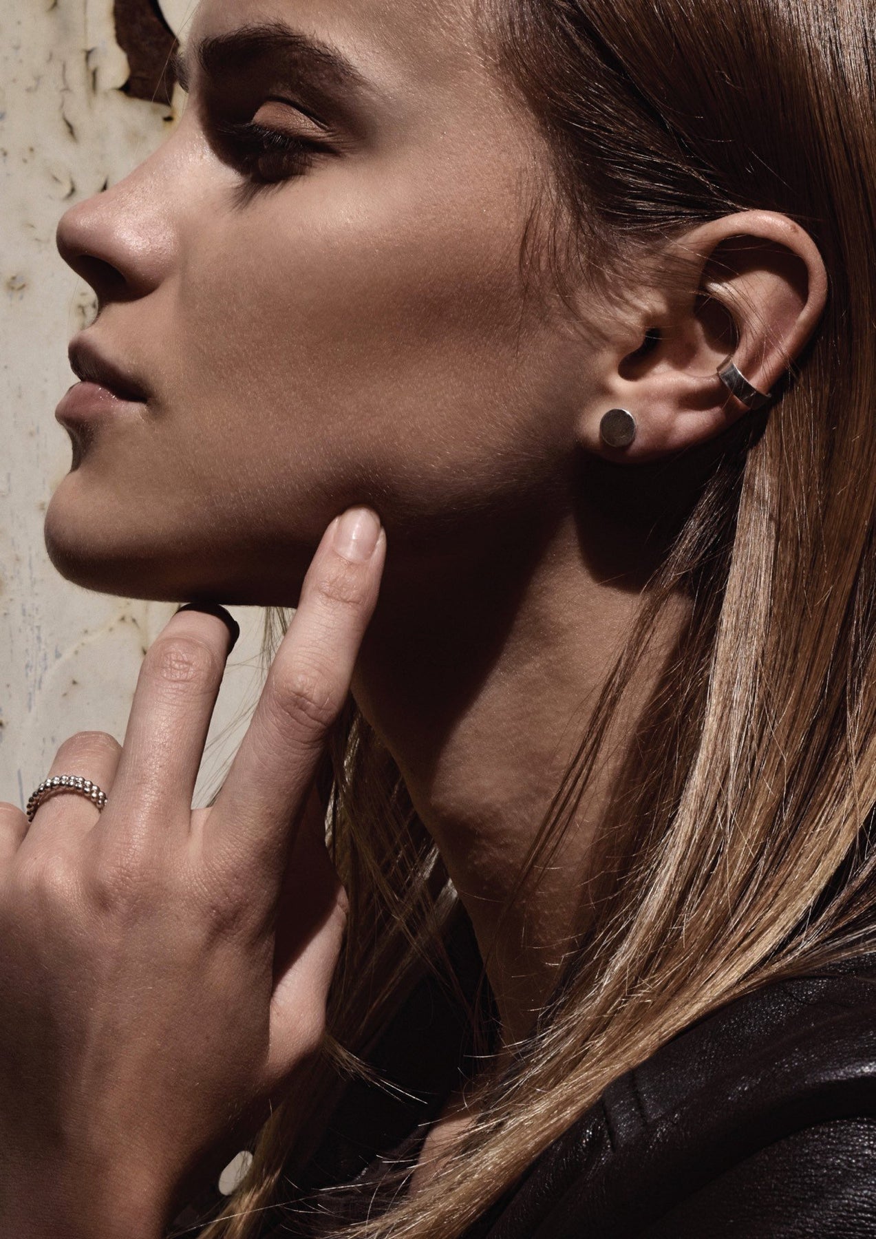 Flat kõrvamansett (ear cuff) – hõbe - Pilt 4