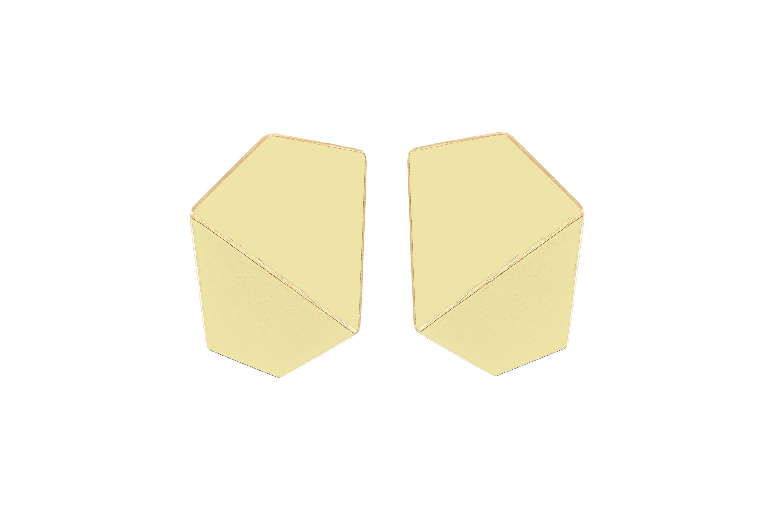 Lisa Kroeber Folded Wide kõrvarõngad – elevandiluu