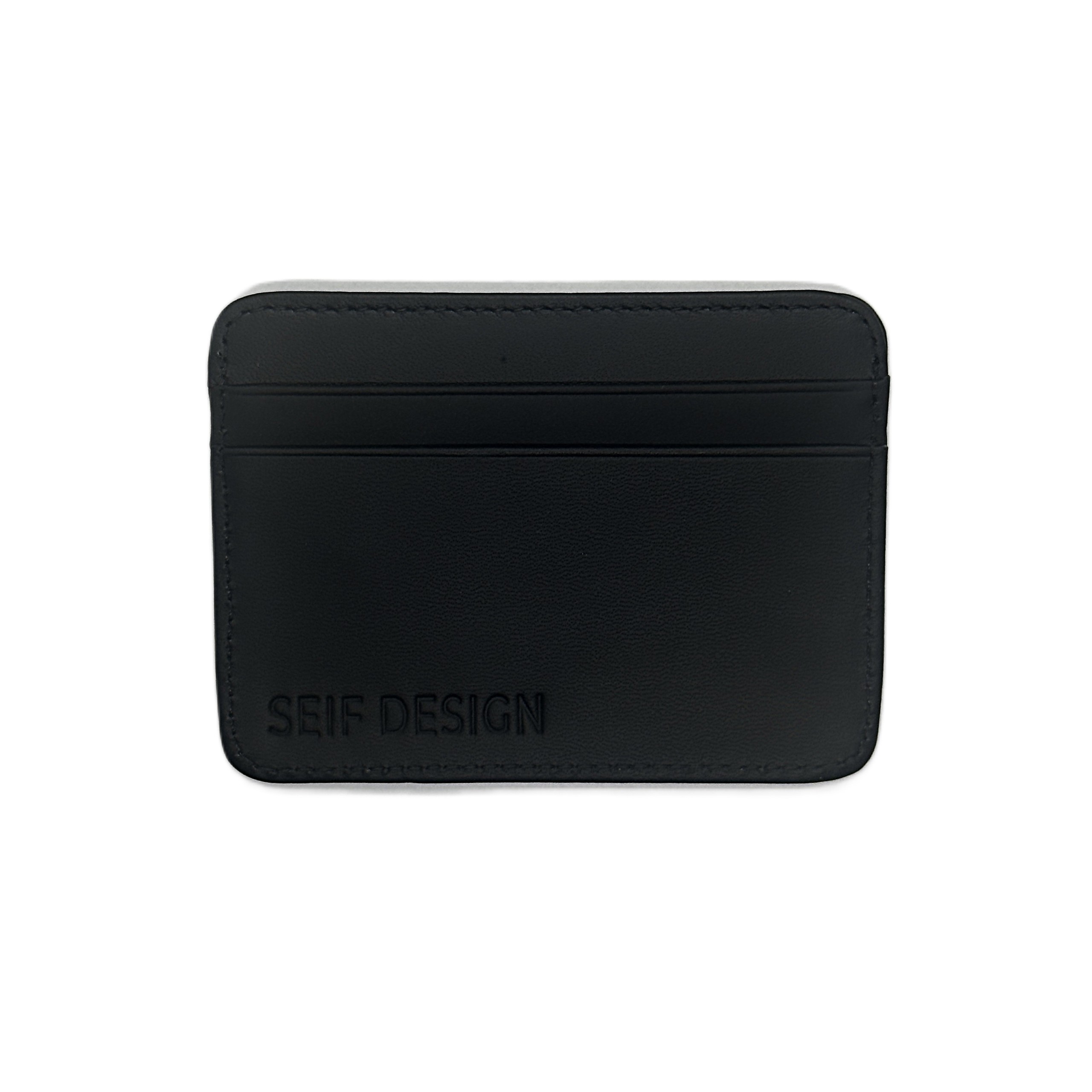Seif Design nahast kaardihoidja 006 – must - Pilt 2