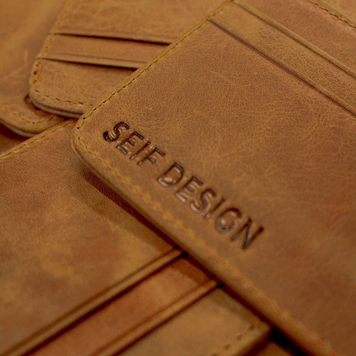Seif Design nahast kaardihoidja 006 – pruun - Pilt 3