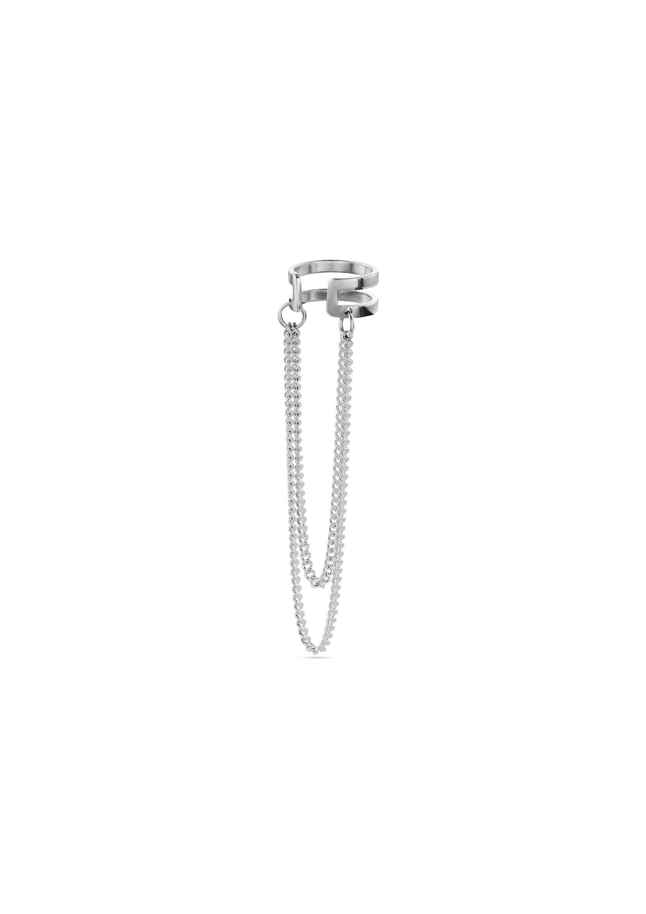 Revolve kõrvamansett (ear cuff) – hõbe - Pilt 3