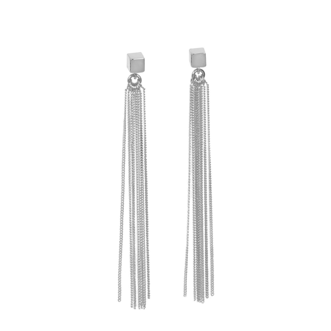 Solid C-Tassel kõrvarõngad