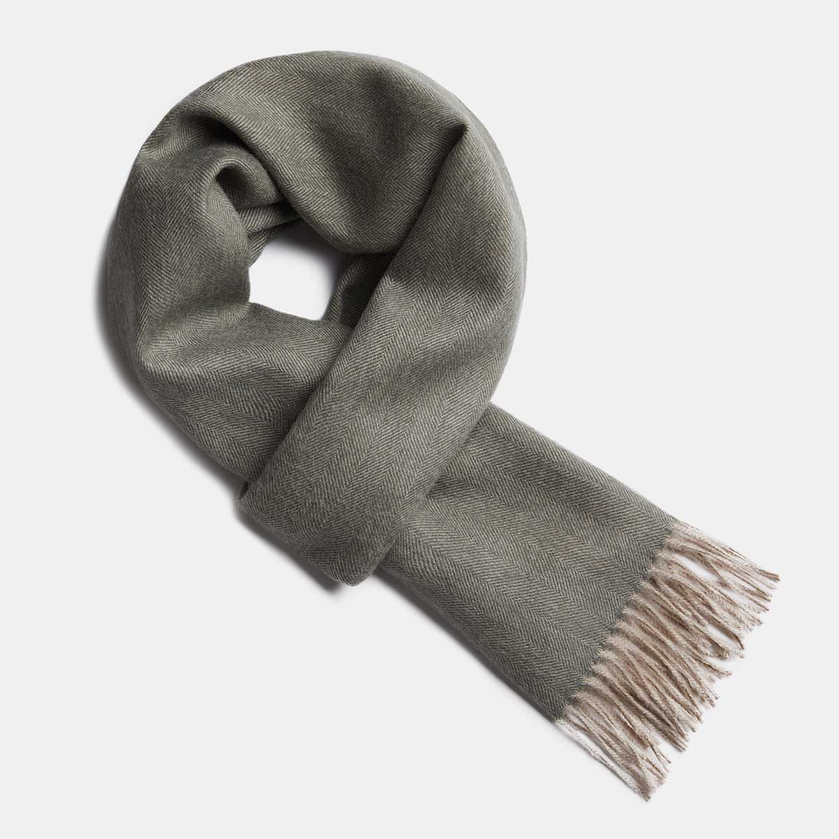 ALPAKA Exclusive Fishbone kalasabamustriga beebialpakavillast sall - Pilt 18