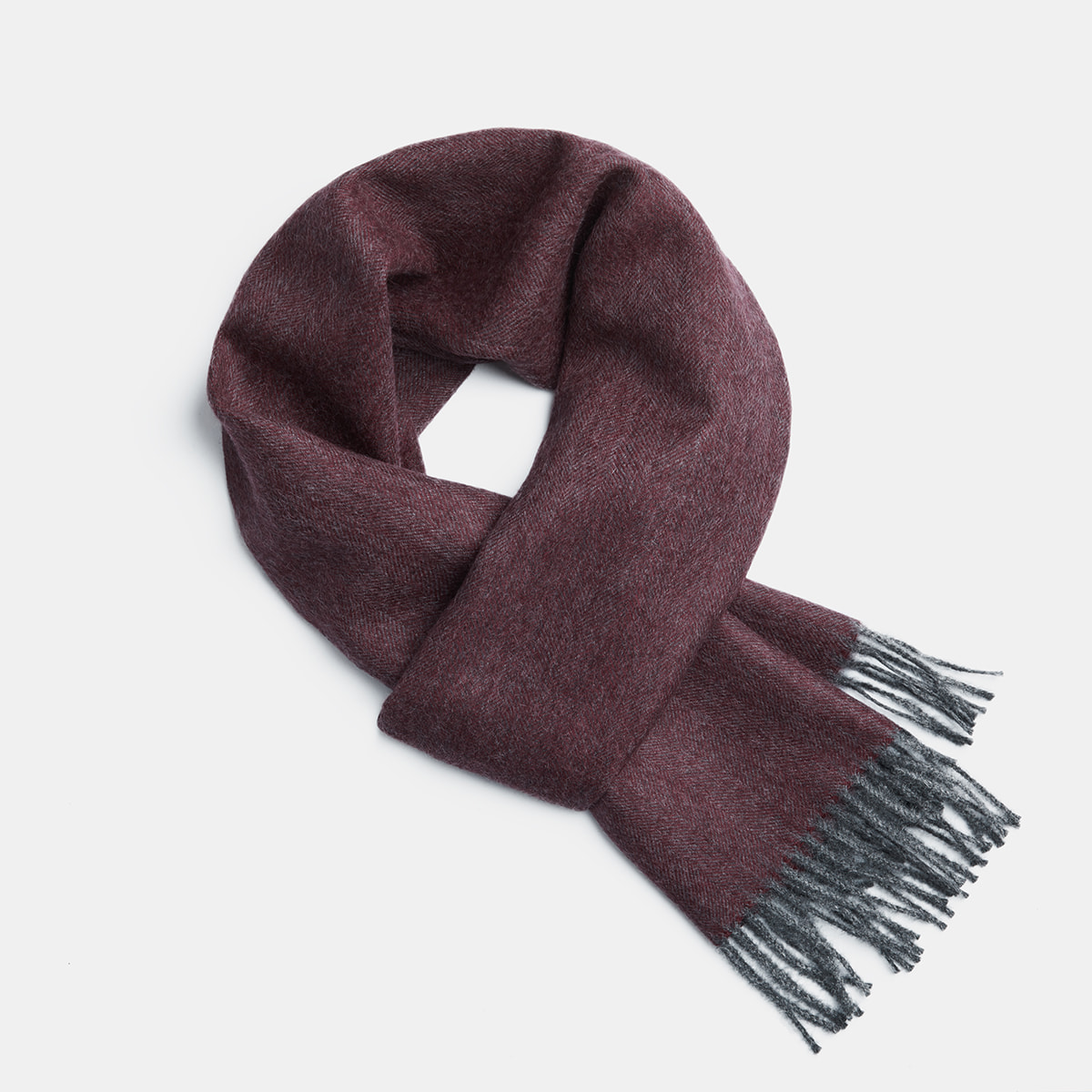 ALPAKA Exclusive Fishbone kalasabamustriga beebialpakavillast sall - Pilt 5