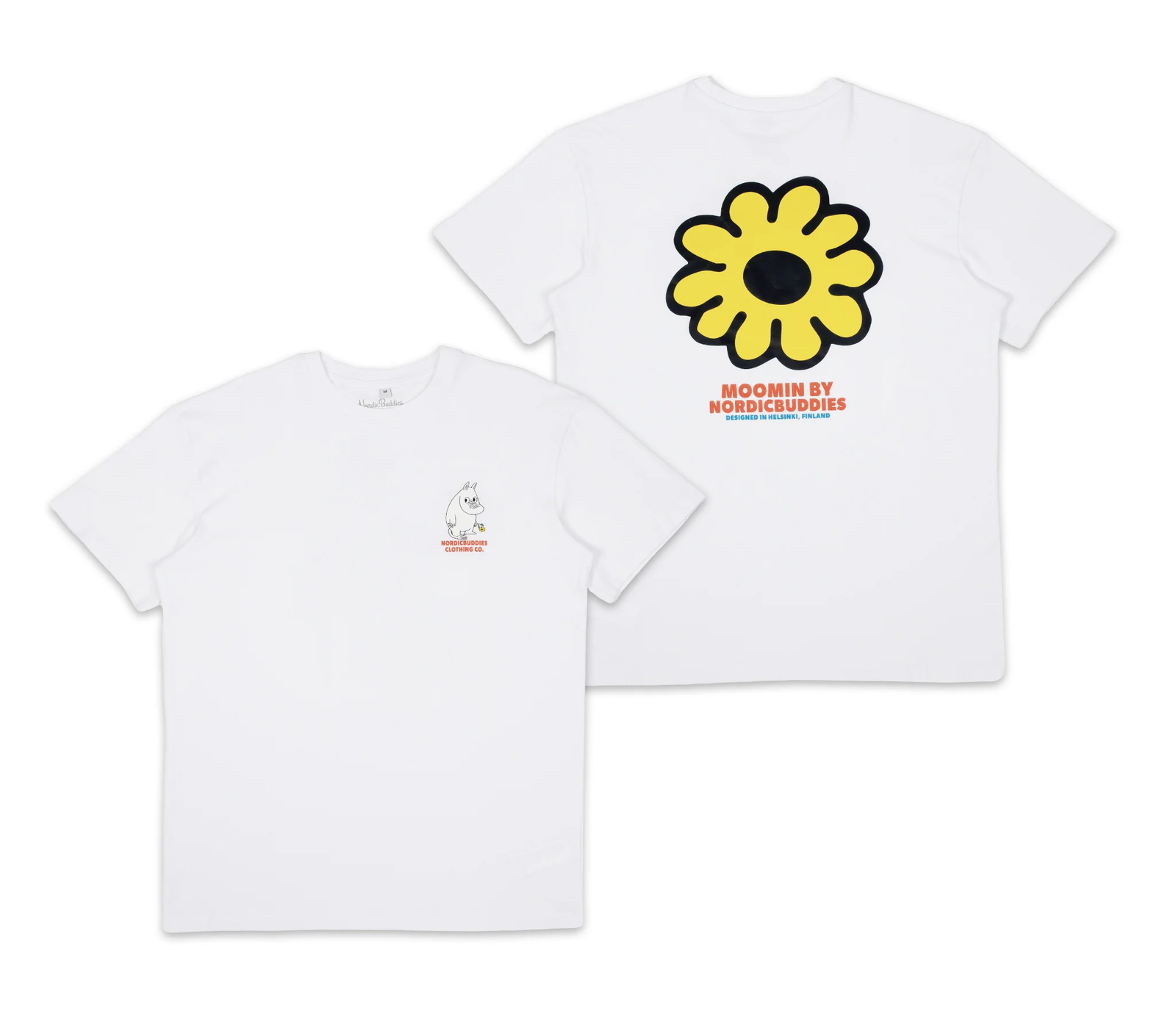 Muumitrolli „Flower“ T-särk unisex – valge - Pilt 10