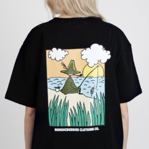 Nuuskmumriku kalastaja T-särk unisex – must