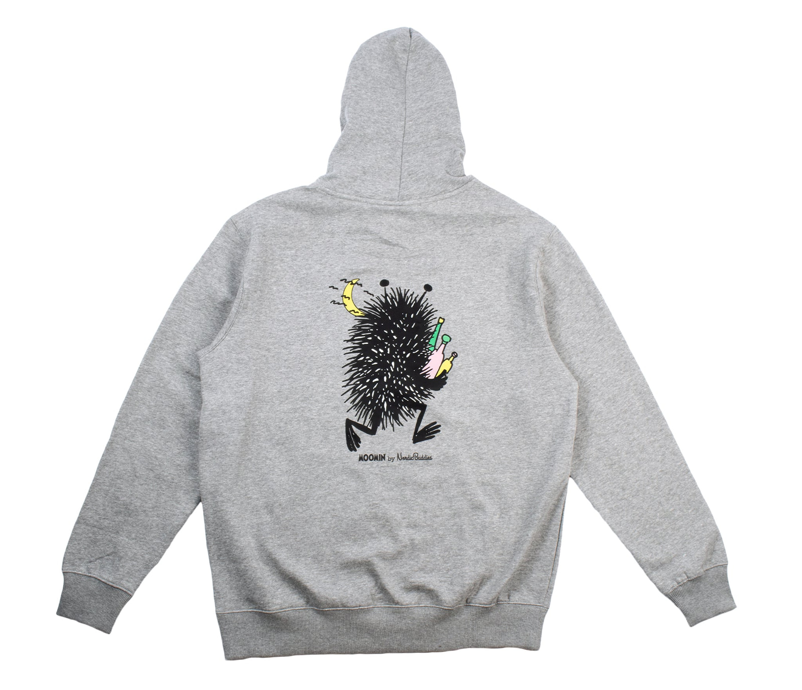 Stinky kapuutsiga pusa unisex – hall - Pilt 4