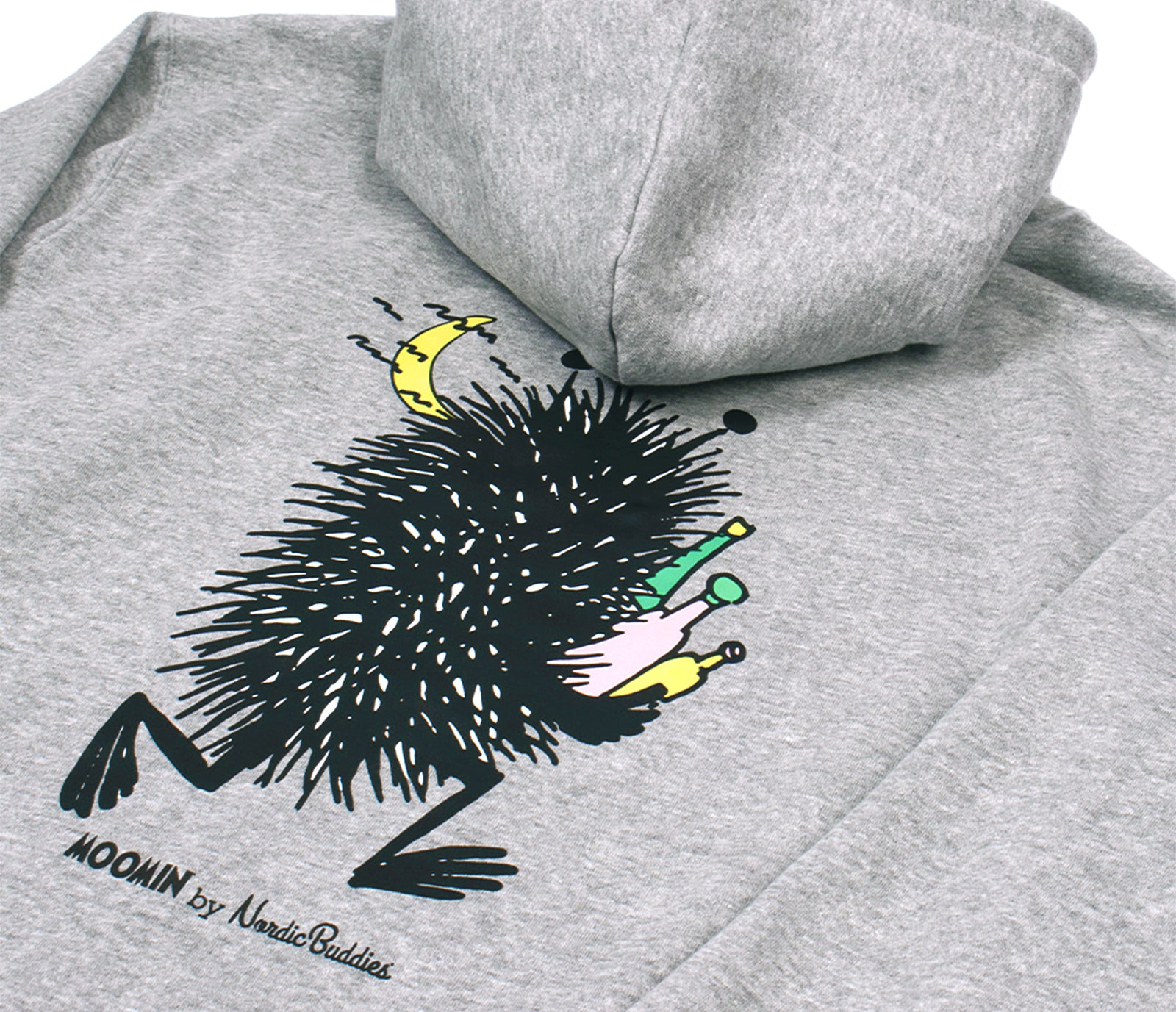 Stinky kapuutsiga pusa unisex – hall - Pilt 3