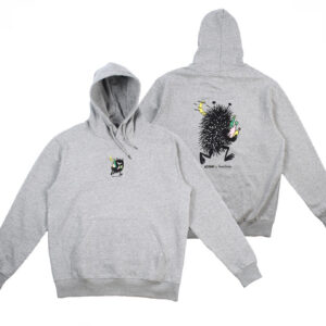 Stinky kapuutsiga pusa unisex – hall