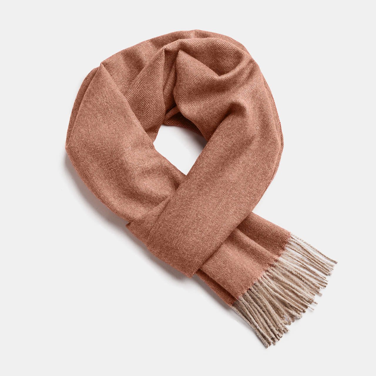 ALPAKA Exclusive Fishbone kalasabamustriga beebialpakavillast sall - Pilt 19