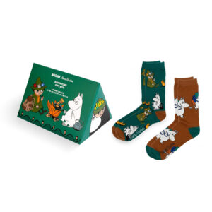 Muumi „Adventure“ sokikomplekt meestele kinkekarbis (2 paari)