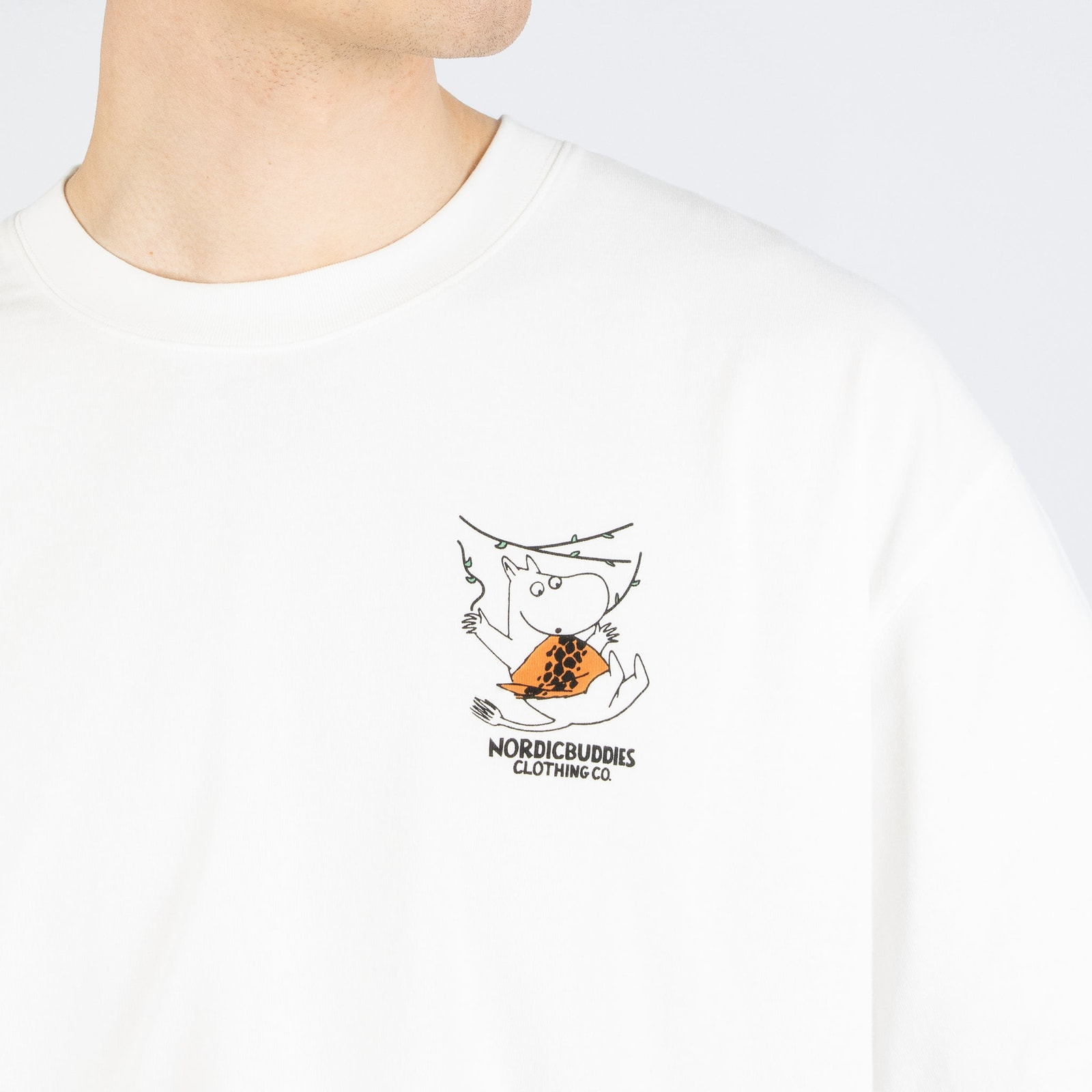 Muumi 80 Tiger T-särk unisex – valge - Pilt 6