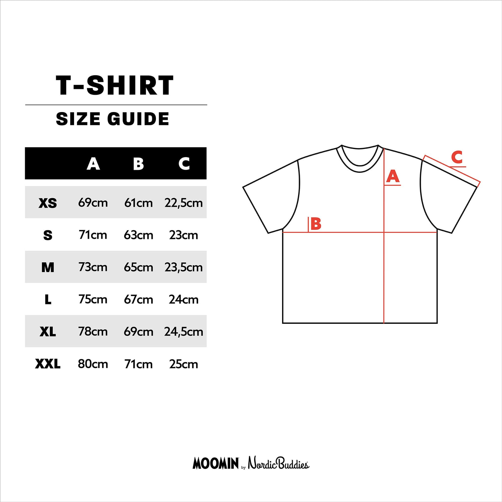 Muumi 80 Tiger T-särk unisex – valge - Pilt 8