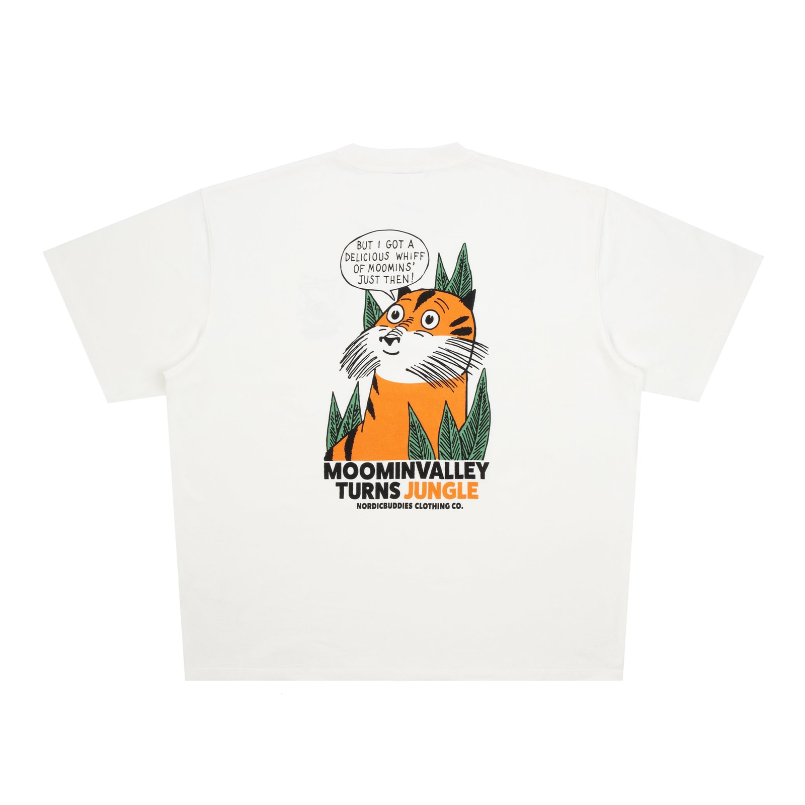 Muumi 80 Tiger T-särk unisex – valge - Pilt 4