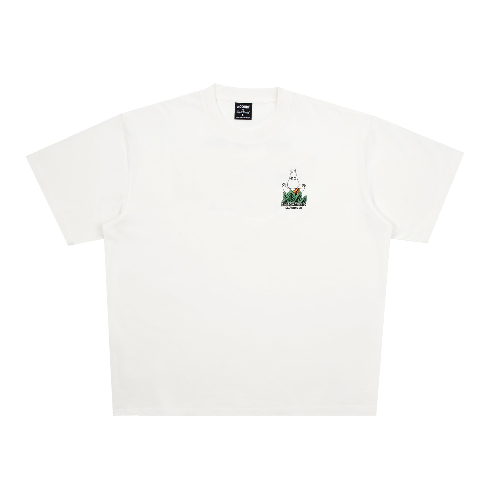 Muumi 80 Jungle T-särk unisex – valge - Pilt 6