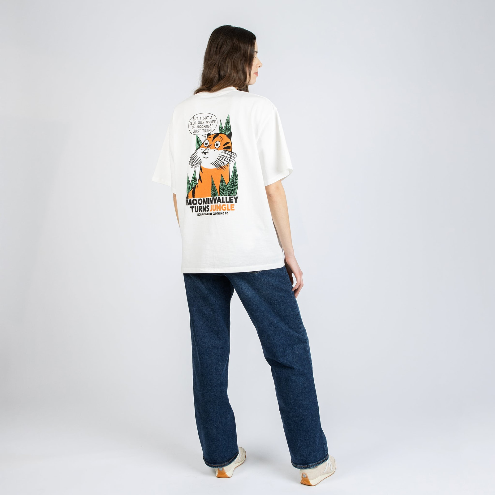 Muumi 80 Tiger T-särk unisex – valge - Pilt 3
