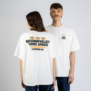 Muumi 80 Jungle T-särk unisex – valge