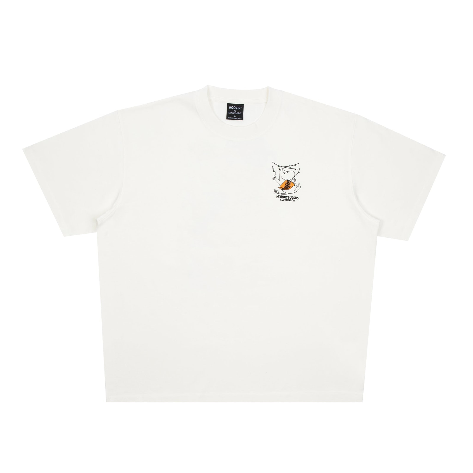 Muumi 80 Tiger T-särk unisex – valge - Pilt 5