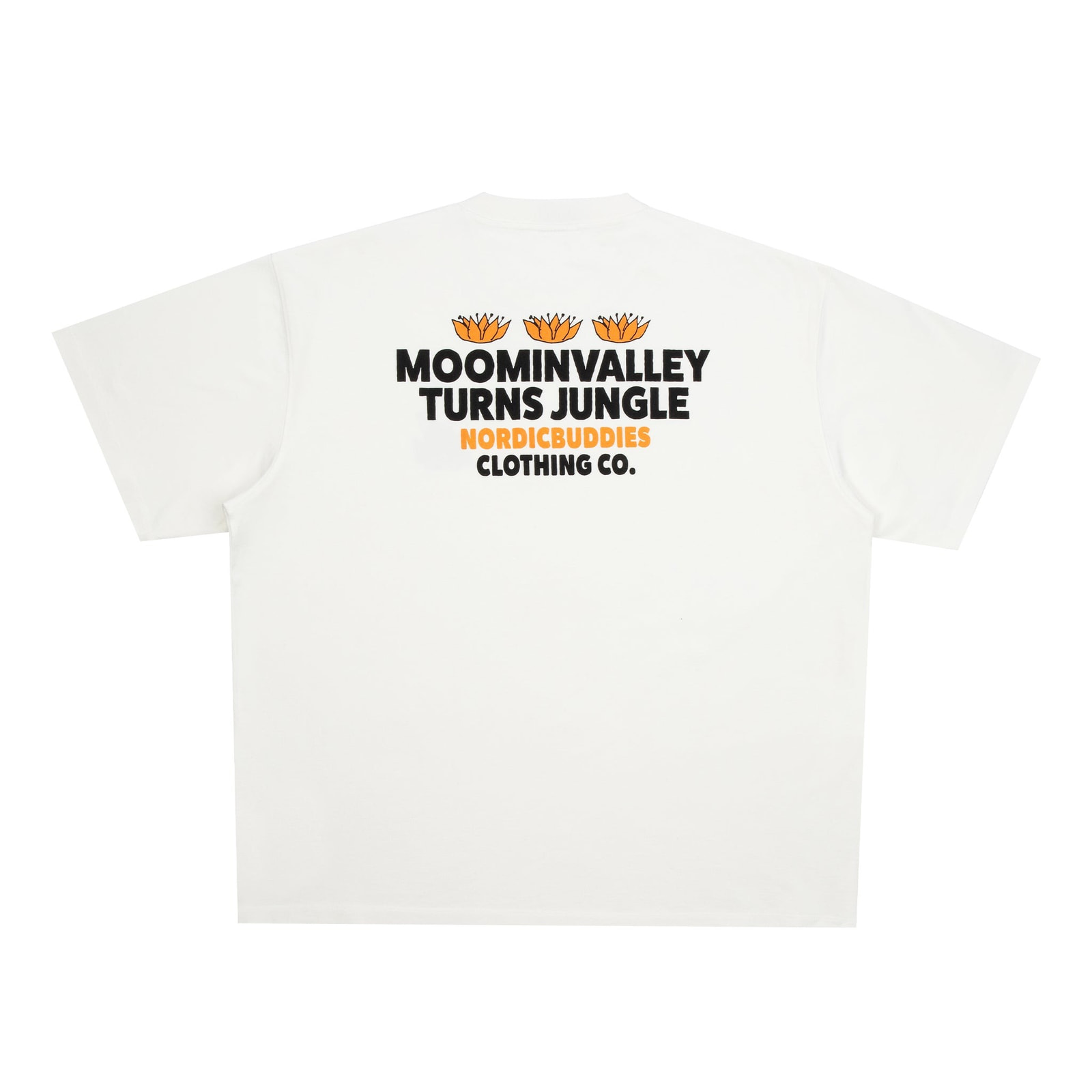 Muumi 80 Jungle T-särk unisex – valge - Pilt 5