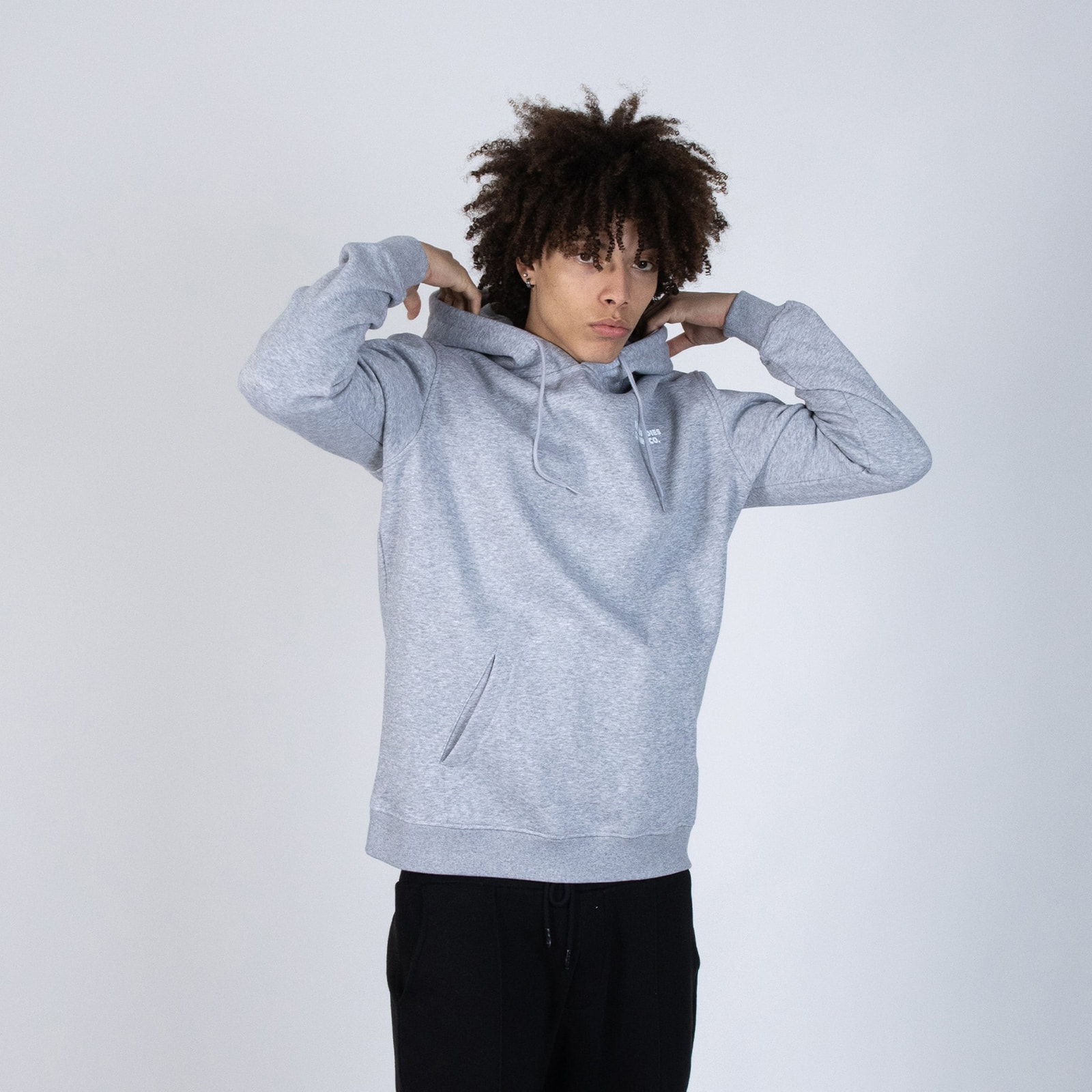 Muumitrolli „Temper“ kapuutsiga pusa unisex – hall - Pilt 4