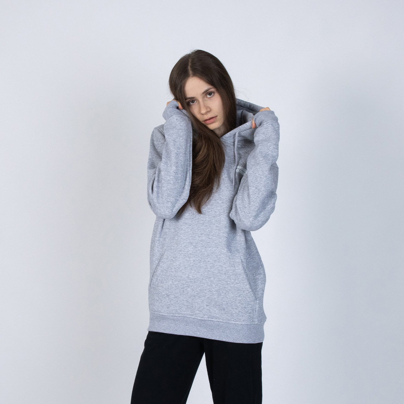 Muumitrolli „Temper“ kapuutsiga pusa unisex – hall - Pilt 5