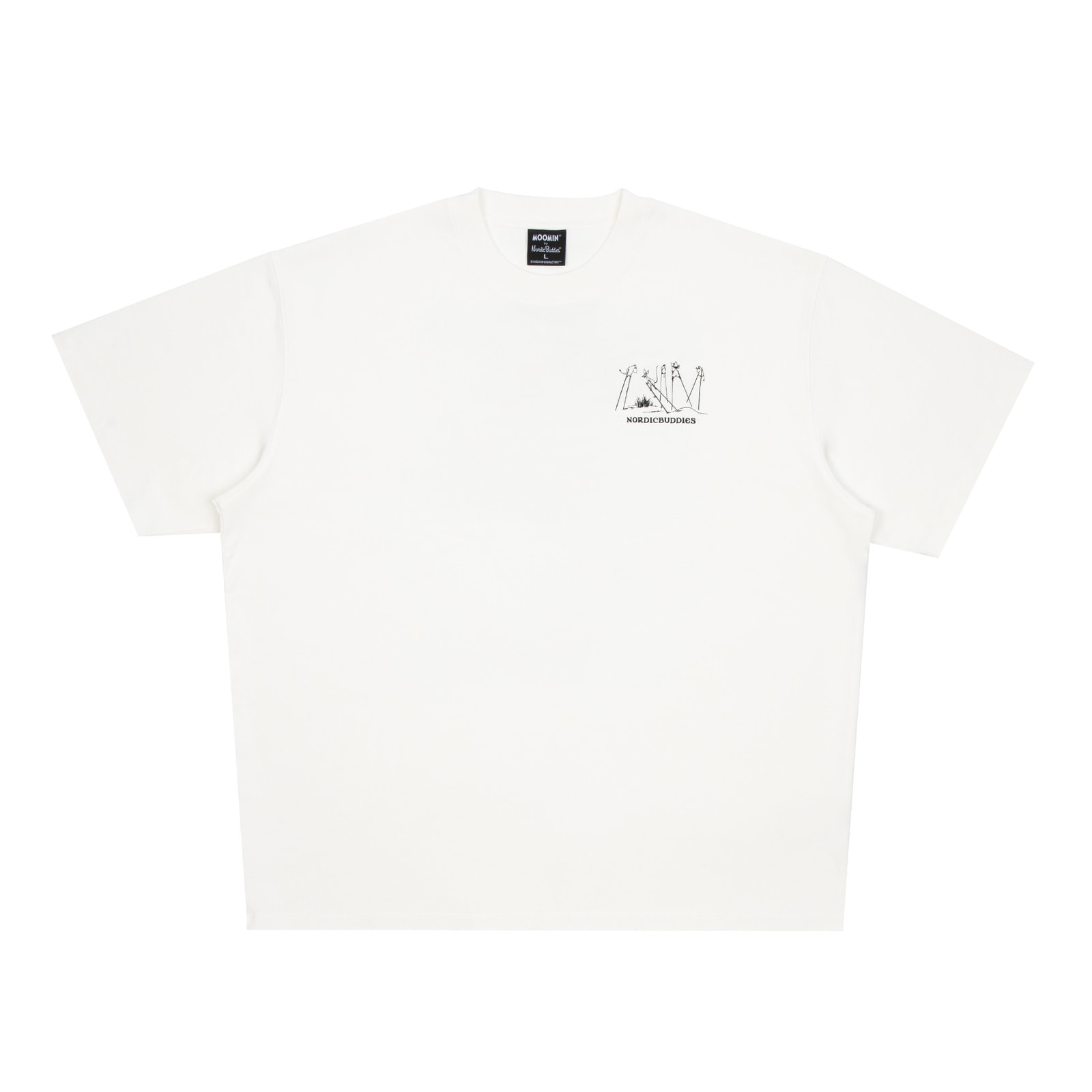 Muumi Novels T-särk unisex – valge - Pilt 4