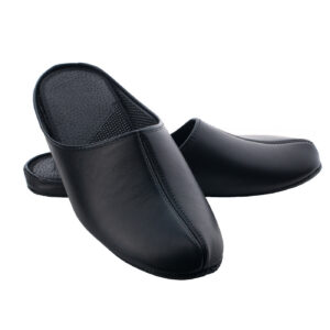 Sänna nahast toasussid meestele – mustad