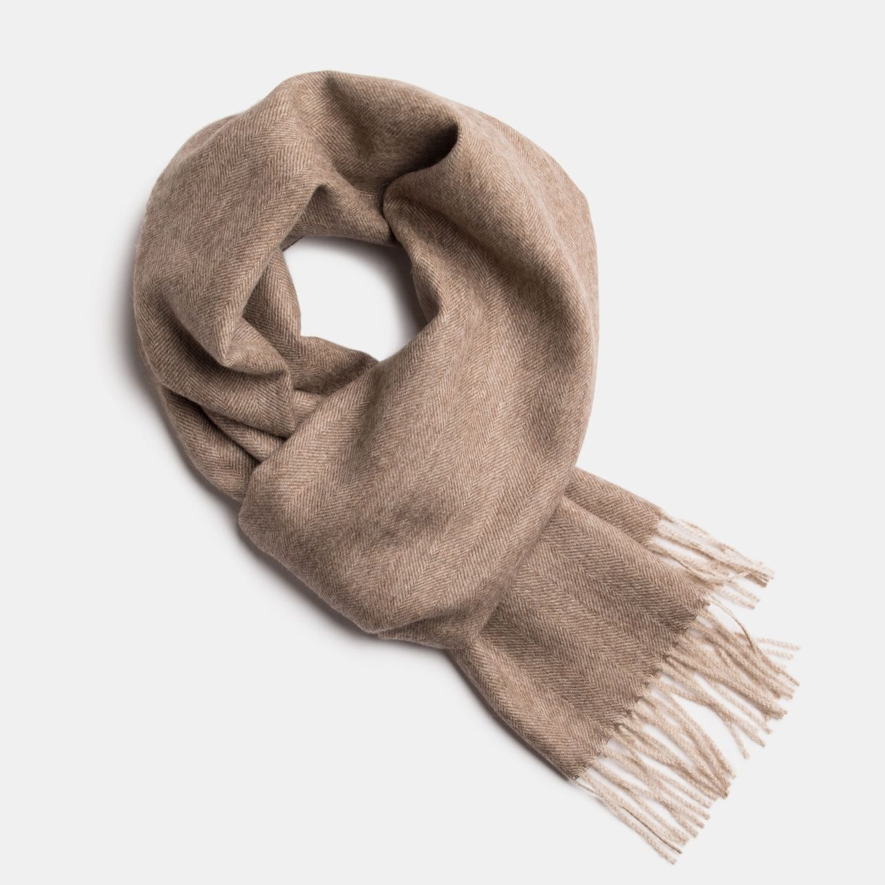 ALPAKA Exclusive Fishbone kalasabamustriga beebialpakavillast sall - Pilt 16