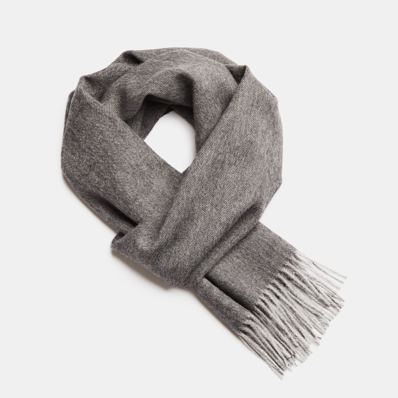 ALPAKA Exclusive Fishbone kalasabamustriga beebialpakavillast sall - Pilt 22