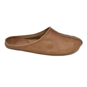 Sulbi taaskasutatud nahast sussid unisex – pruunid